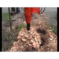 Destoconadora vertical RTop para excavadora
