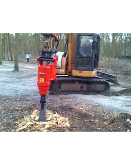 Destoconadora vertical RTop para excavadora